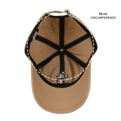 Disney - Mickey Mouse Character Art Unstructured Baseball Cap, Khaki, QNDSY