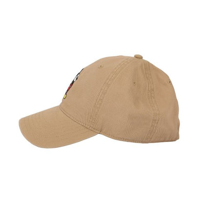 Disney - Mickey Mouse Character Art Unstructured Baseball Cap, Khaki, QNDSY