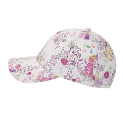 Disney Princess Characters & Palaces Women's White Cap, 7DDSY
