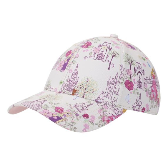 Disney Princess Characters & Palaces Women's White Cap, 7DDSY