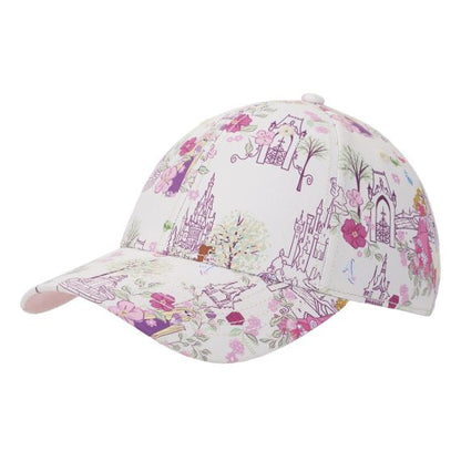 Disney Princess Characters & Palaces Women's White Cap, 7DDSY