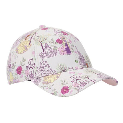 Disney Princess Characters & Palaces Women's White Cap, 7DDSY