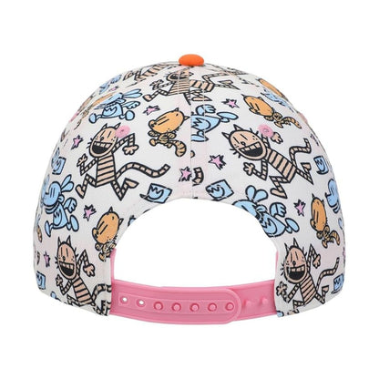 Youth - Dog Man All-Over Character Print Snapback Hat, DSDGM