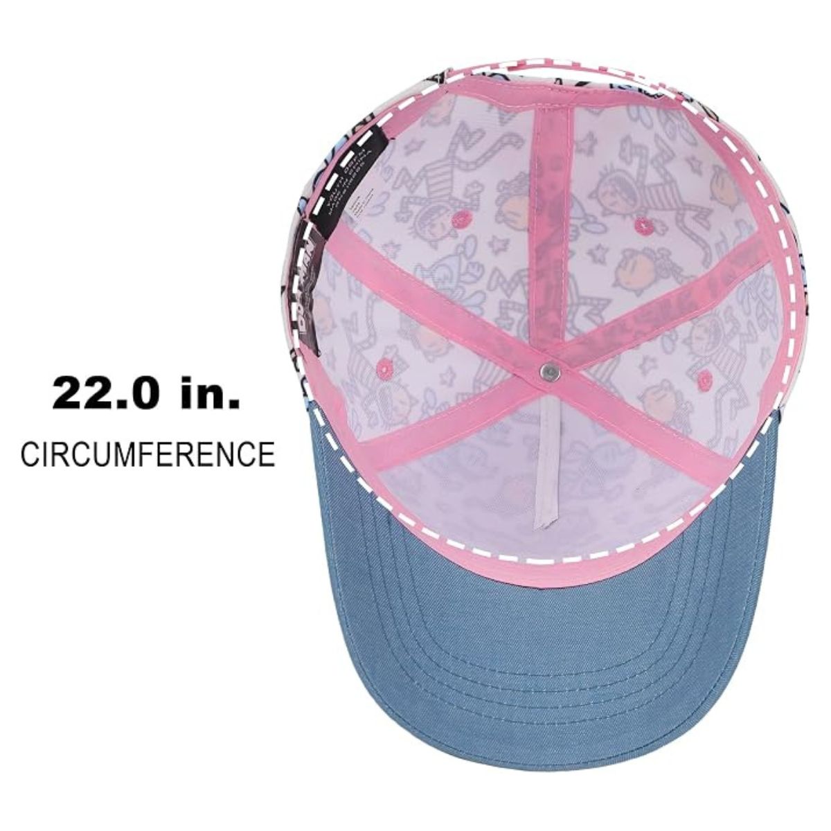 Youth - Dog Man All-Over Character Print Snapback Hat, DSDGM
