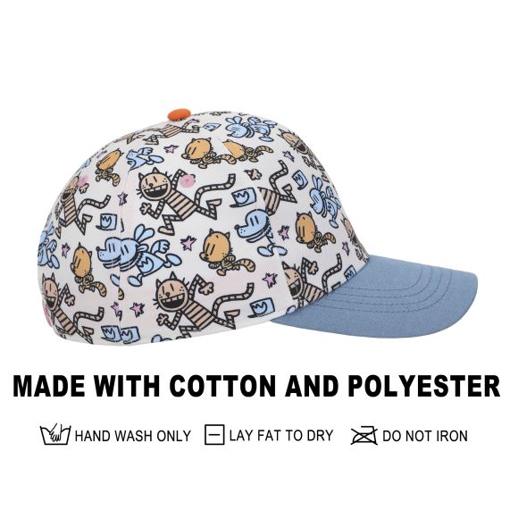 Youth - Dog Man All-Over Character Print Snapback Hat, DSDGM