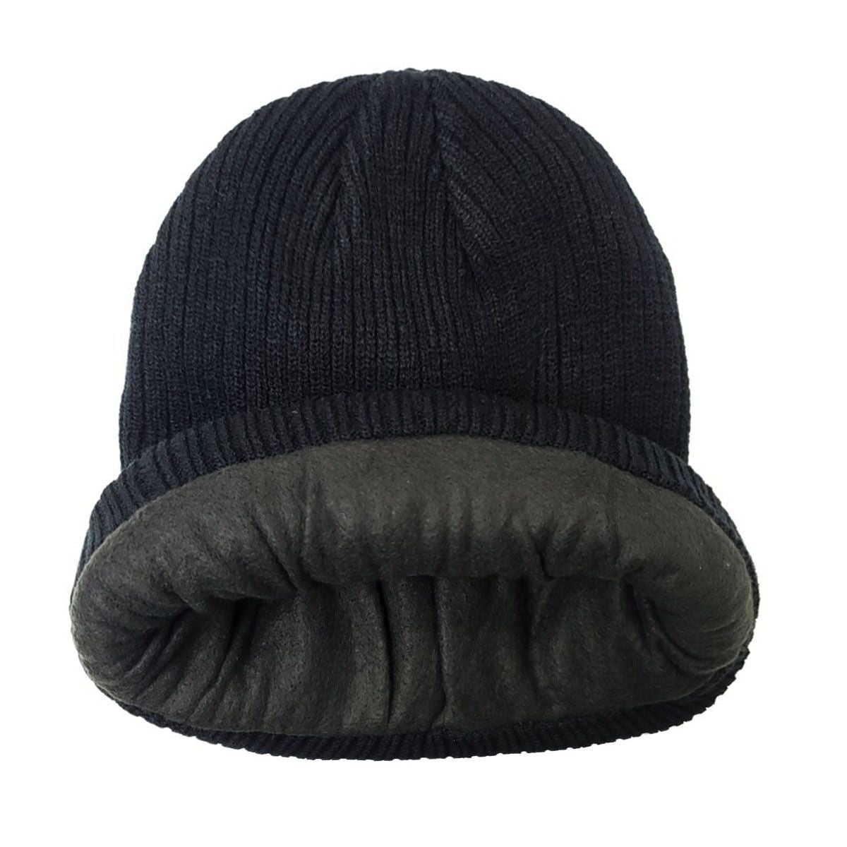 3M Thinsulate Ribbed Toque - Black, #188