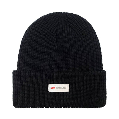 3M Thinsulate Knit Toque - Lining, Black & Grey, #189