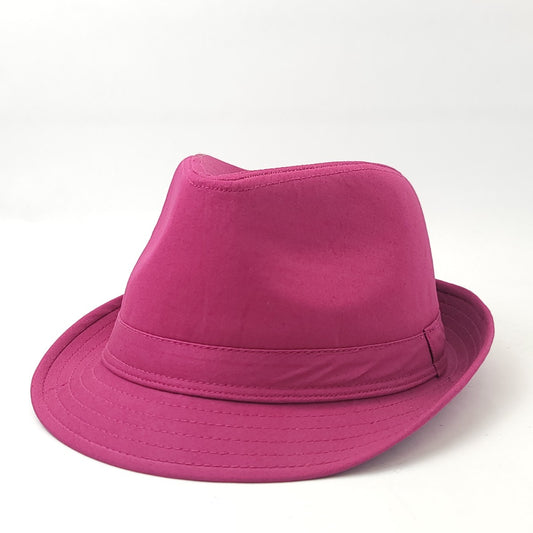 Fedora, Classic 100% Cotton - Purple or Hot Pink, S/M & L/XL