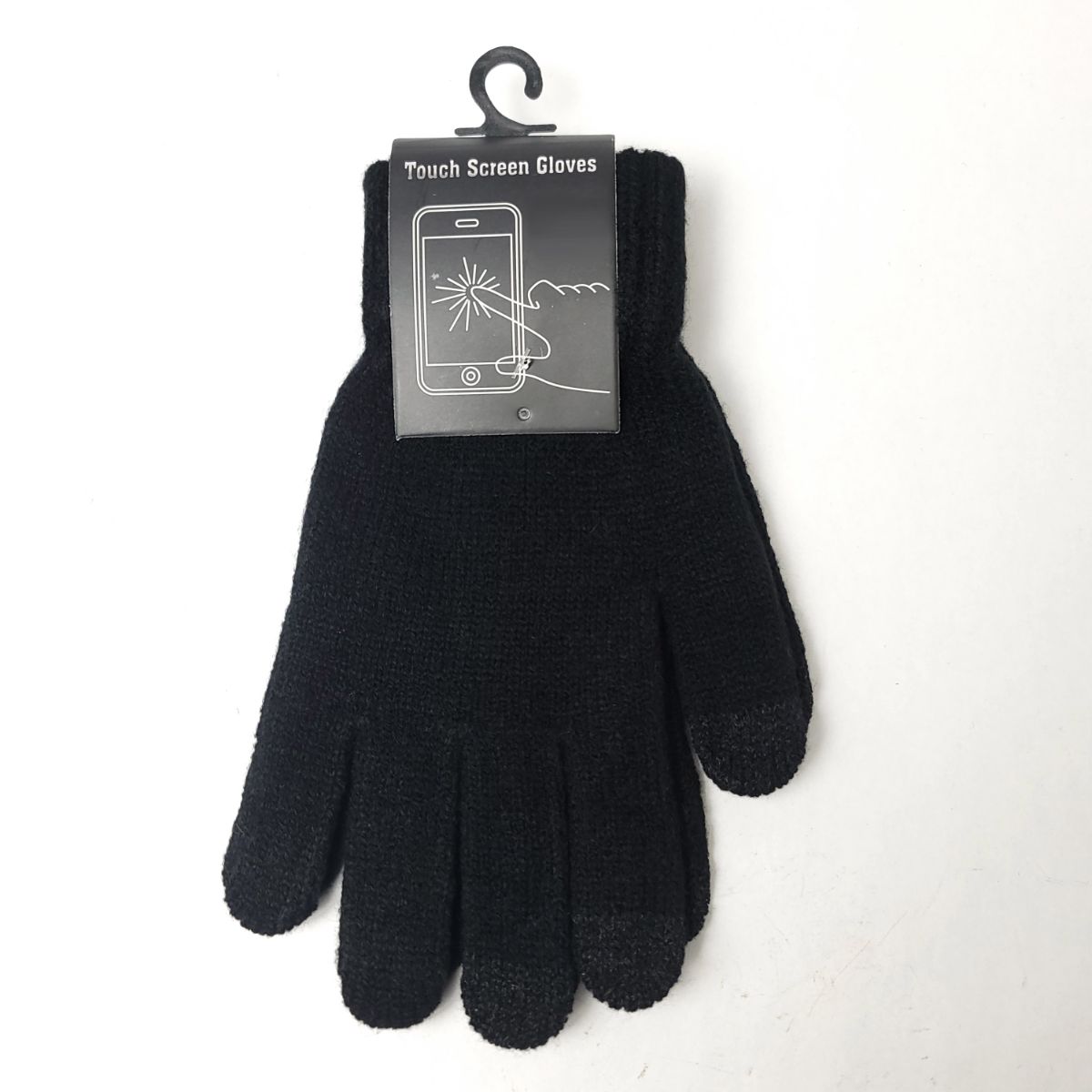 Touch Screen Gloves - GL1738, Black, Dozen Package