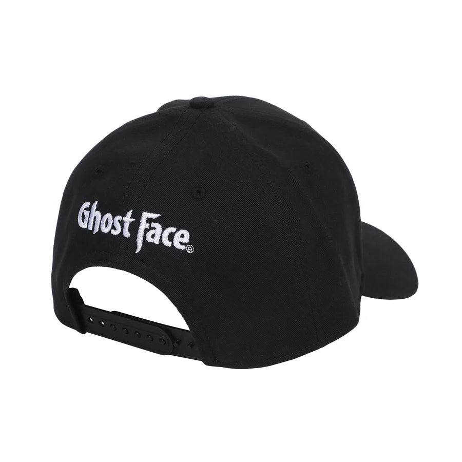 GHOST FACE - Character Embroidered AOP Men's Black Baseball Cap, 89GHF