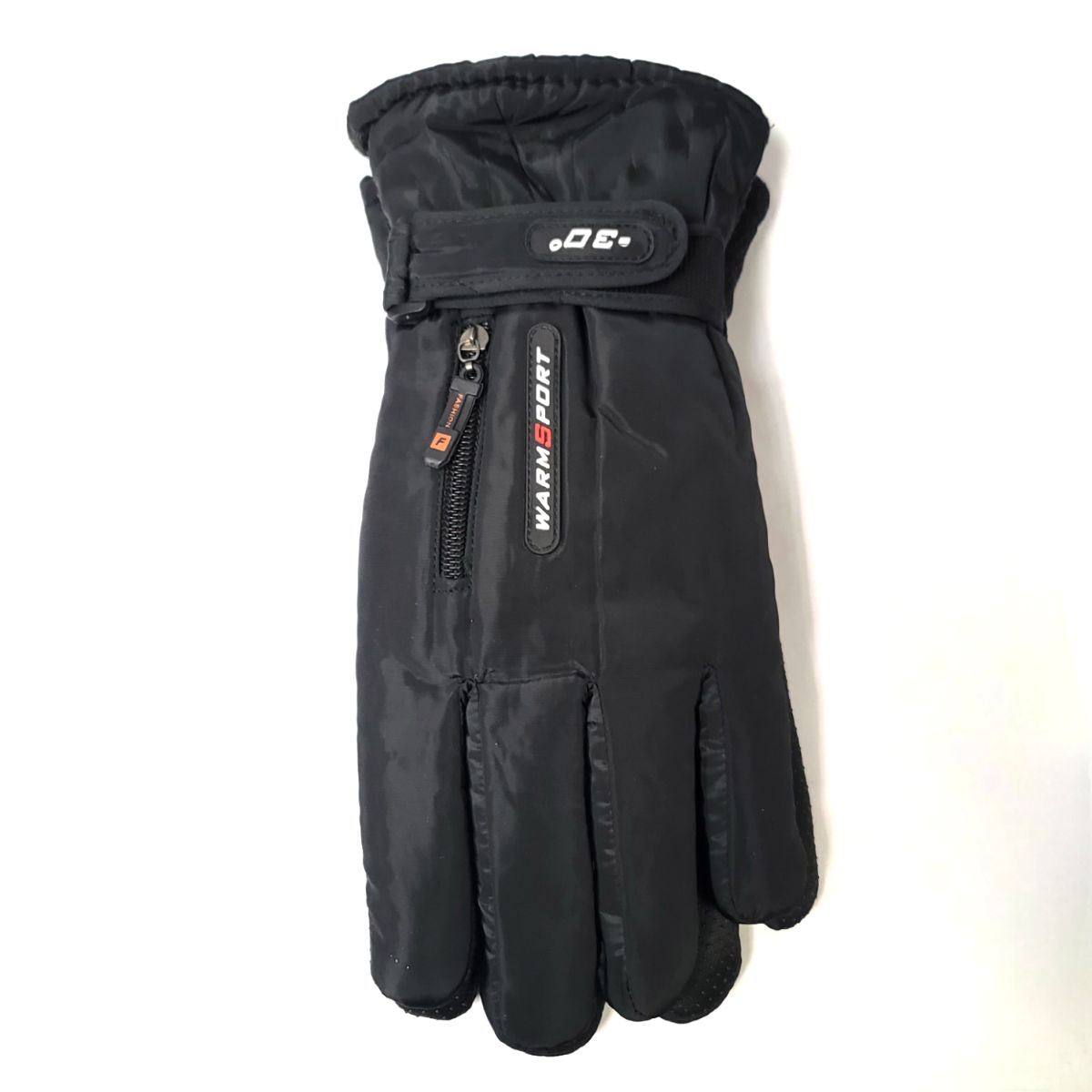 Ski Gloves for Men/-30°C 22105, Black [$11.00/pc] [$129.00/dz]