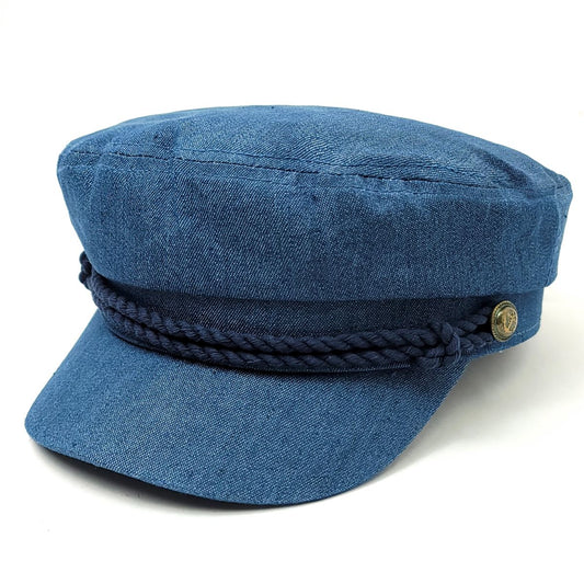 Greek Fisherman Hat - SA6844, Jeans, 100% Cotton