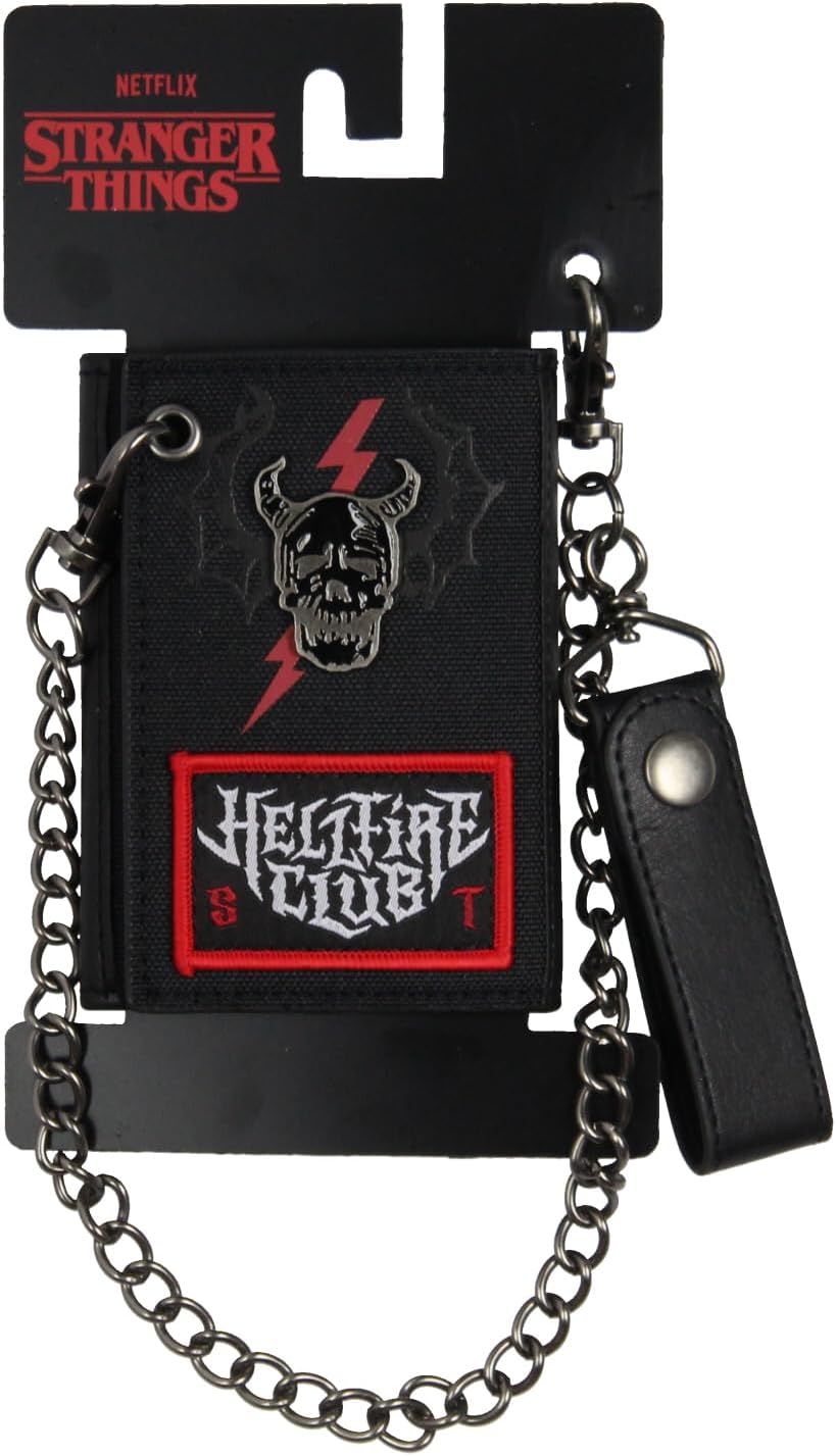 Hellfire Club Trifold Chain Wallet