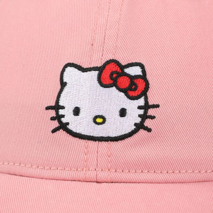 Hello Kitty - Embroidered Character Unstructured Baseball Cap, WQHKC
