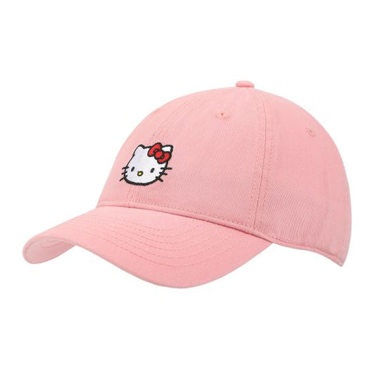 Hello Kitty - Embroidered Character Unstructured Baseball Cap, WQHKC