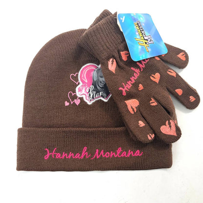 Youth - Hannah Montana, 2pcs set, Winter Toque & Gloves set