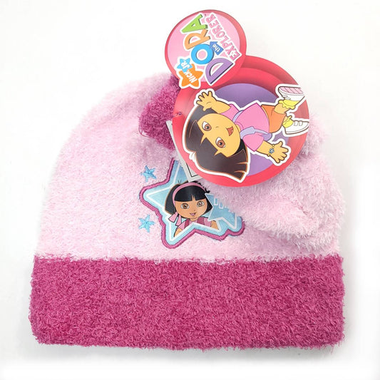 Toddler - Dora the Explorer, 2 Tone, 2pcs set, Winter Beanie & Gloves set