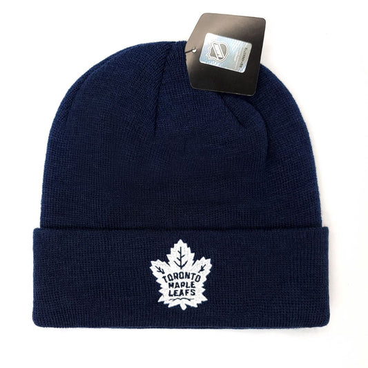Toronto Maple Leafs Knit Toque - BS, Cuff, Navy