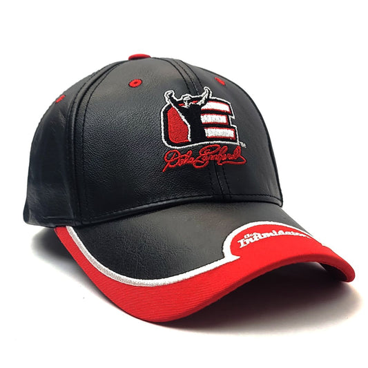 Auto Cap - NASCAR #3, Dale Earnhardt Cap, Black, Leather, Adjustable