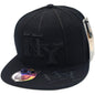 "NY" Logo Fitted Flat Cap - KB63R, Multi-Coloured