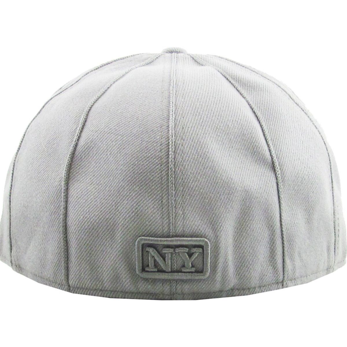 "NY" Logo Fitted Flat Cap - KB63R, Multi-Coloured