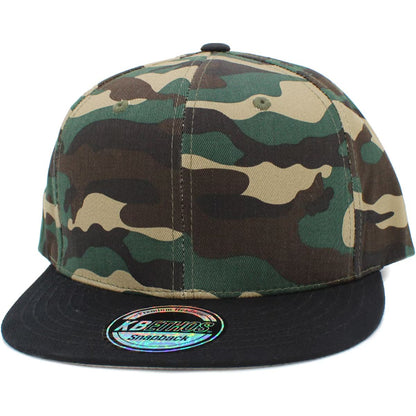 Plain Snapback cap (KNW1467) - Multi-Coloured, Adjustable