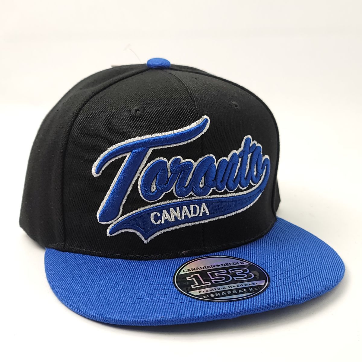 "Toronto" Banner Flat Bill Cap - Multi-Coloured, Adjustable