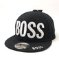 "BOSS" Logo Flat Bill Cap - Multi-Coloured, Adjustable