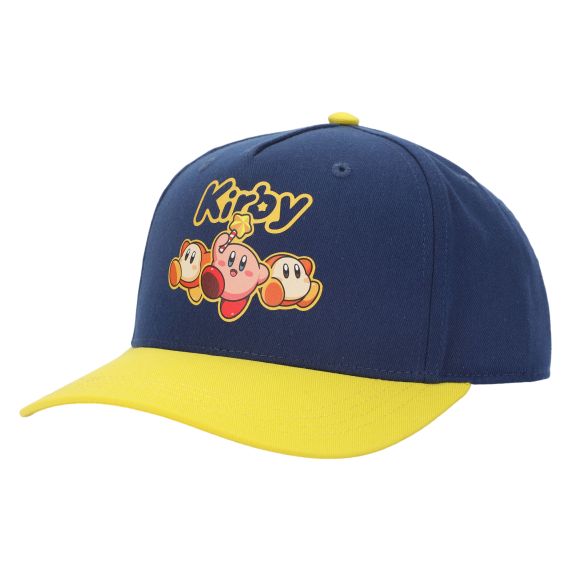 Youth, Kirby 3 Characters Yellow Brim Snapback Hat, 0TKBY