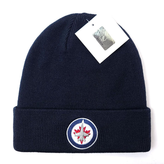 Winnipeg Jets Knit Toque - BS, Cuff, Navy