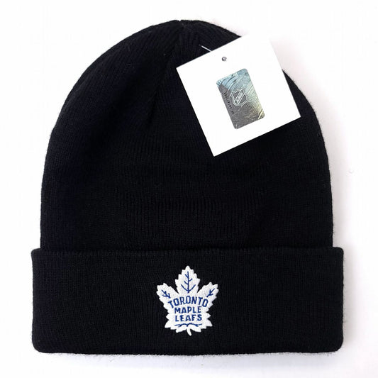 Toronto Maple Leafs Knit Toque - BS, Cuff, Black