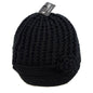 Flower Visor Beanie - Black, Hot Pink