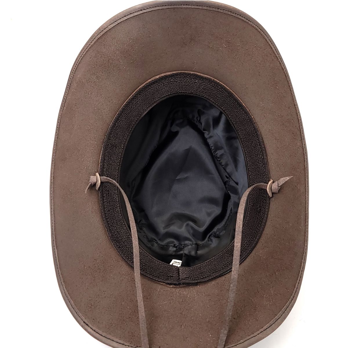 Leather Cowboy Hat, Brown