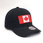 Canada Flag Cap - Black with Canada Flag Logo, Black & Red Flag