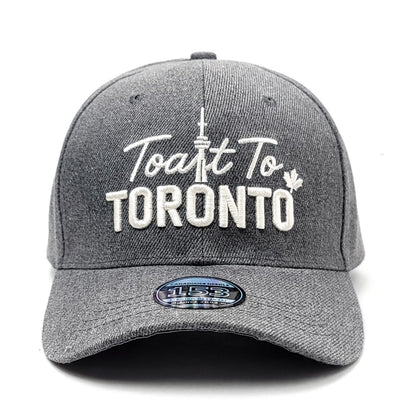 Toast To Toronto Cap - 1604HDG, Heather Grey, Adjustable