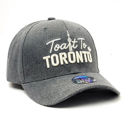 Toast To Toronto Cap - 1604HDG, Heather Grey, Adjustable