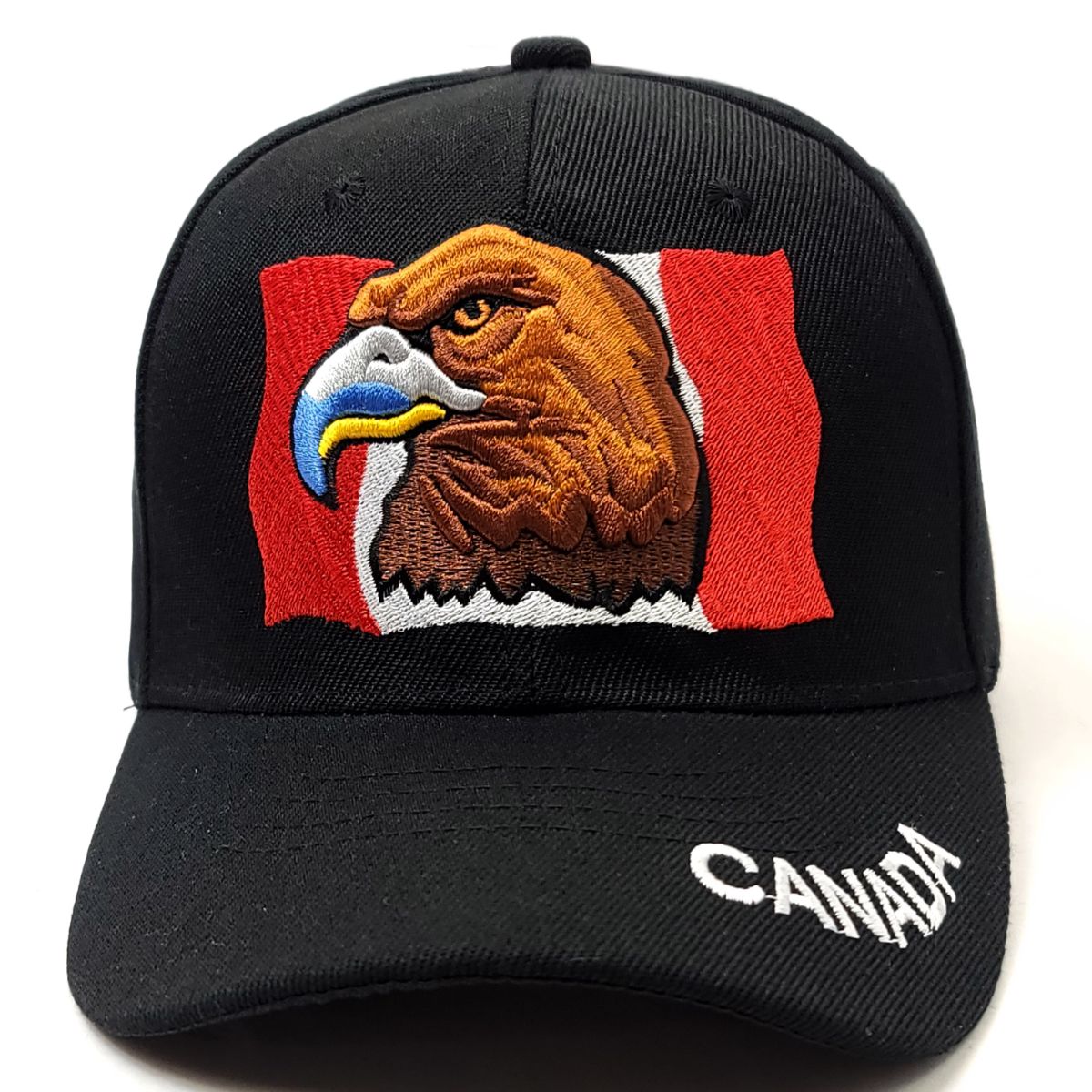 Canadian Golden Eagle Cap - 1801BK, Black, Adjustable