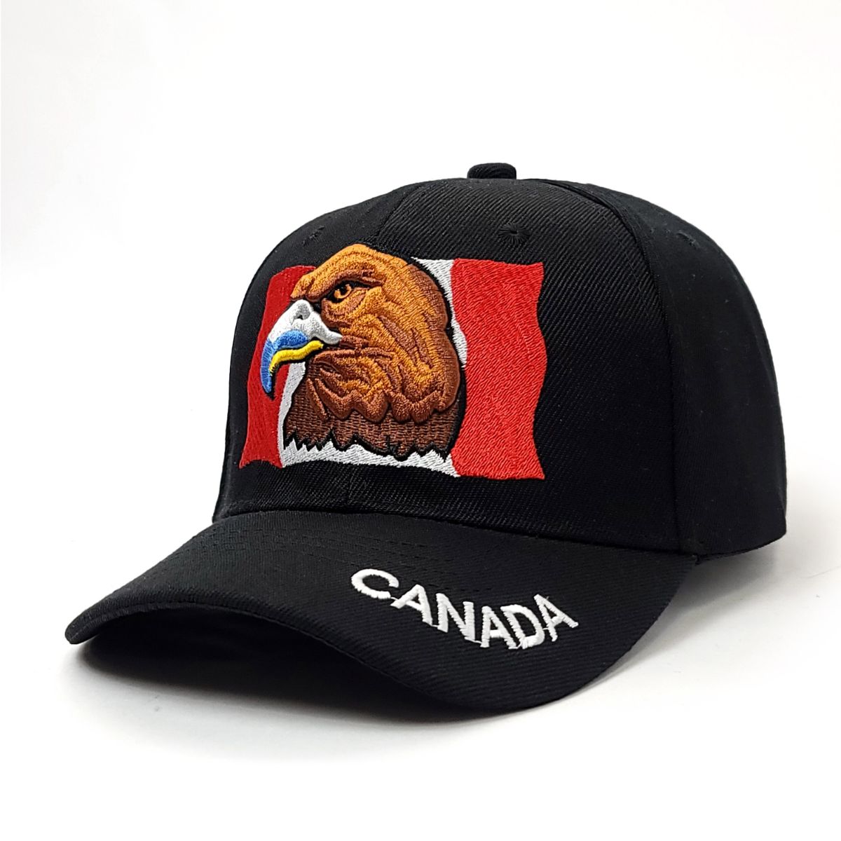 Canadian Golden Eagle Cap - 1801BK, Black, Adjustable