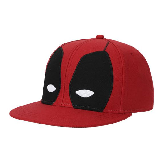 Marvel Deadpool Big Face Design Logo Embroidered Snapback Hat, R9DPO