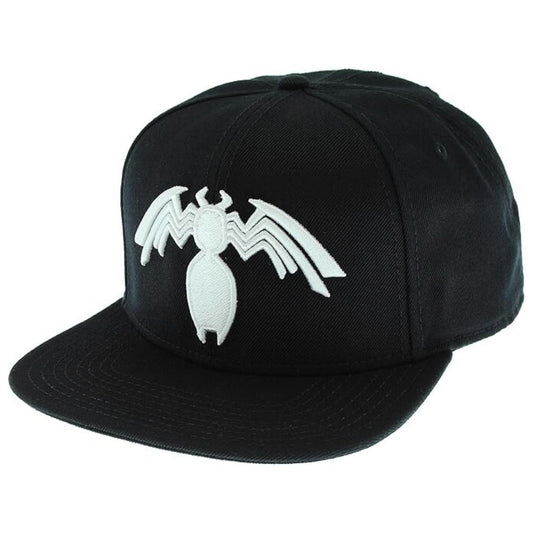 Marvel Venom Embroidered Spider Logo Snapback Hat, NZMVU
