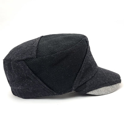 Cadet Cap -88320, Patch Fabric, Black 2 Tone Colour