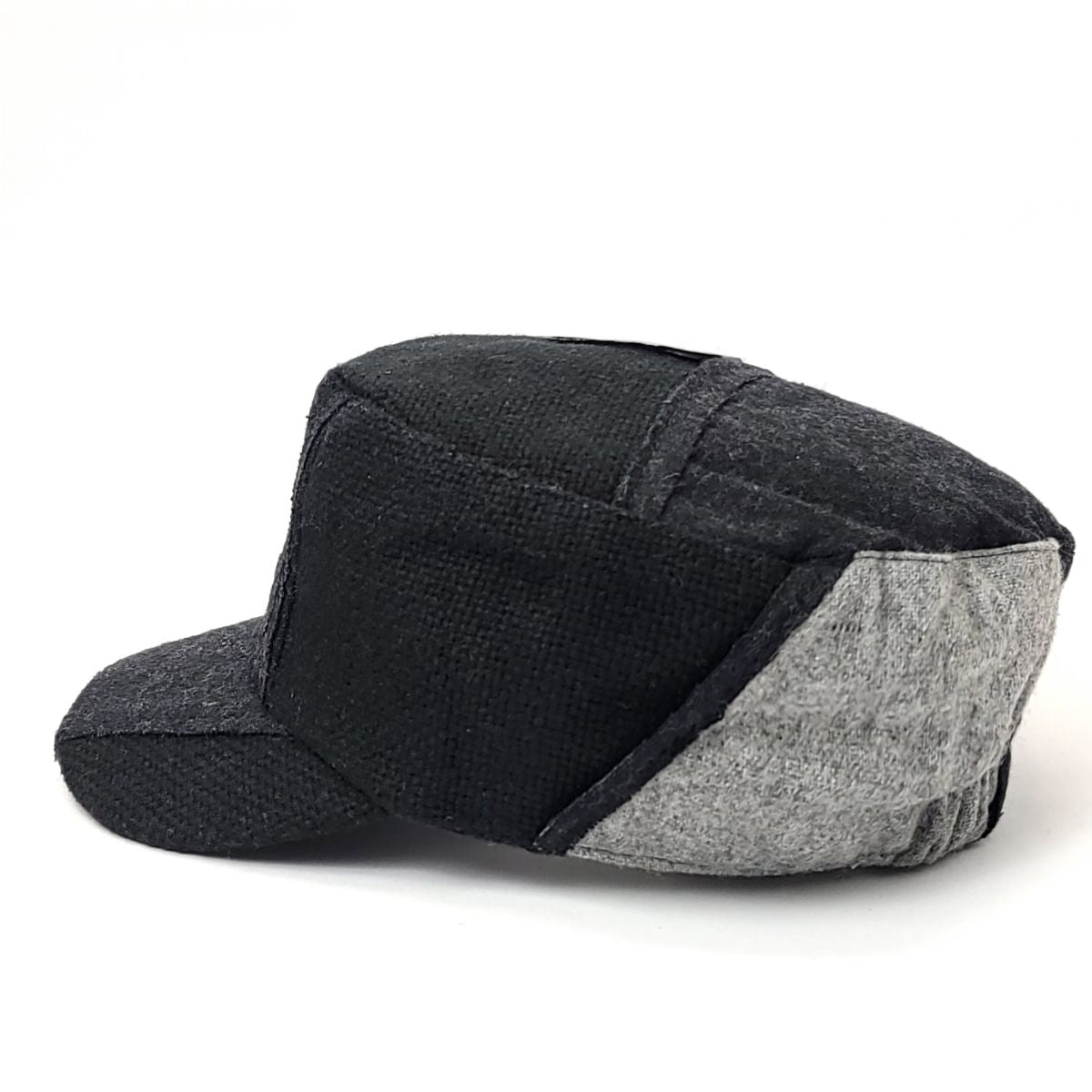 Cadet Cap -88320, Patch Fabric, Black 2 Tone Colour