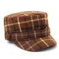 Cadet Cap -G8016, Plaid Pattern,