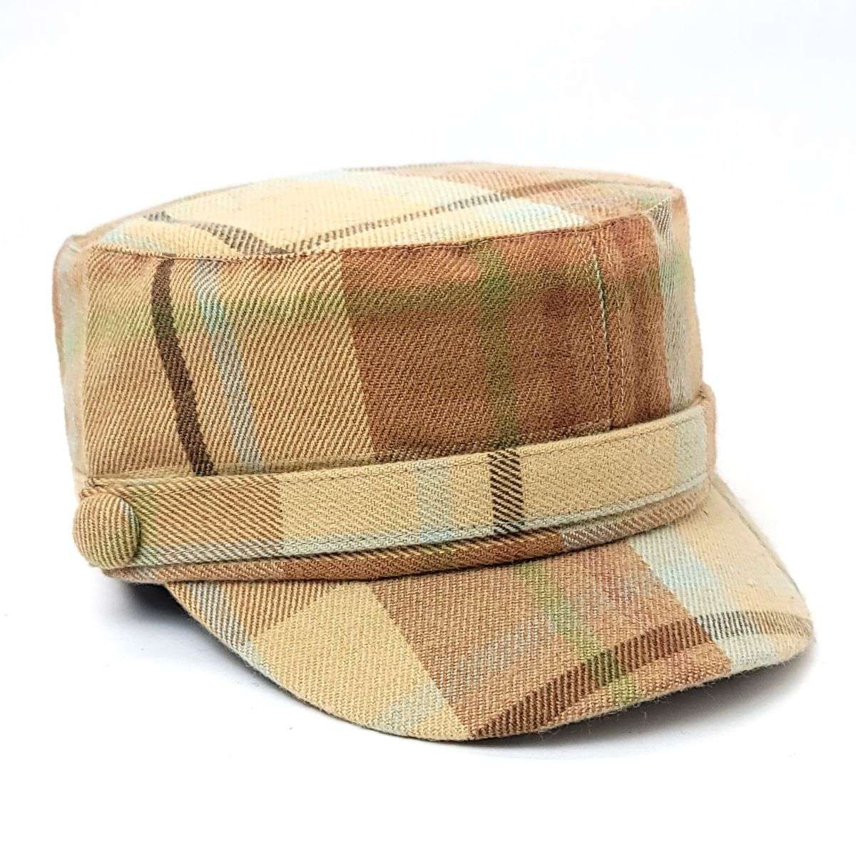 Cadet Cap -G8016, Plaid Pattern,