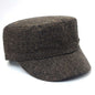 Cadet Cap - Herringbone 9693, Dark Brown & Brown, Velcro