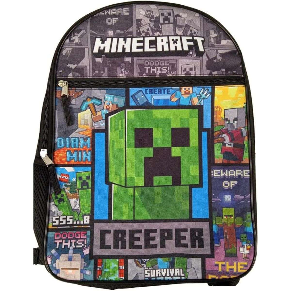 Minecraft Creeper Backpack 16in SBMNC – K&K Cap & Hat Wholesale