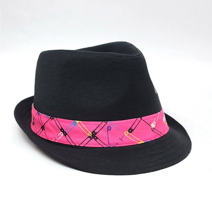 Monster High Fedora, Black with Pink Band, Youth