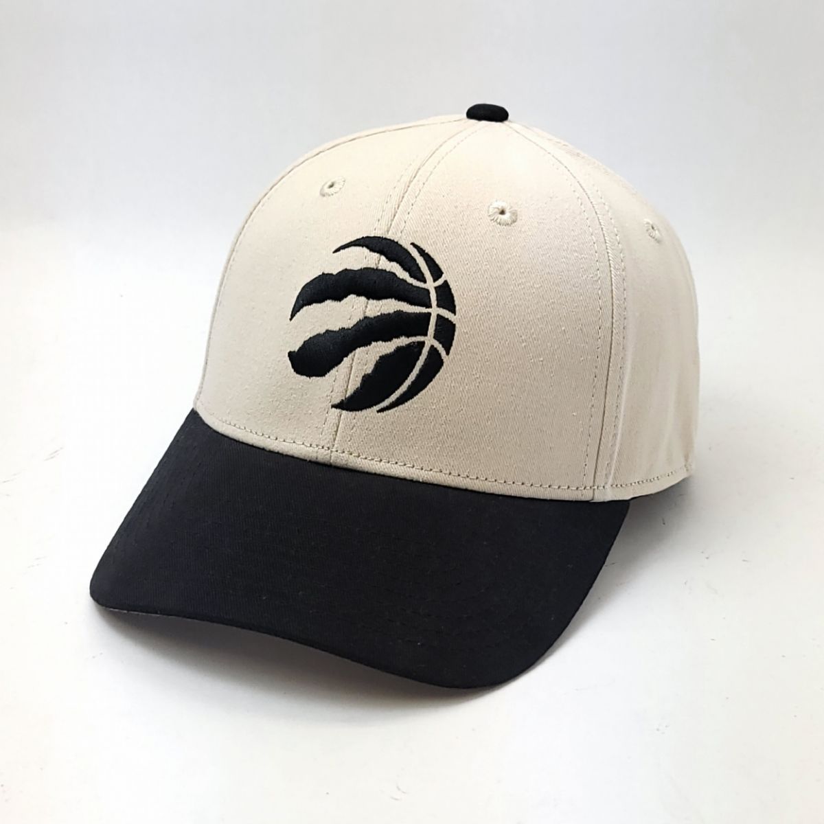 Toronto Raptors Cap - Basic, Beige & Black 2 Tone with Alternate logo, Adjustable BSBE2T-ALTOS