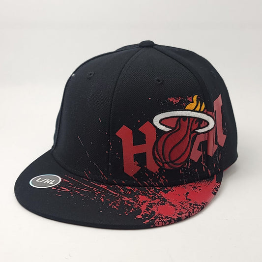 Miami Heat Cap - Fitted, Black