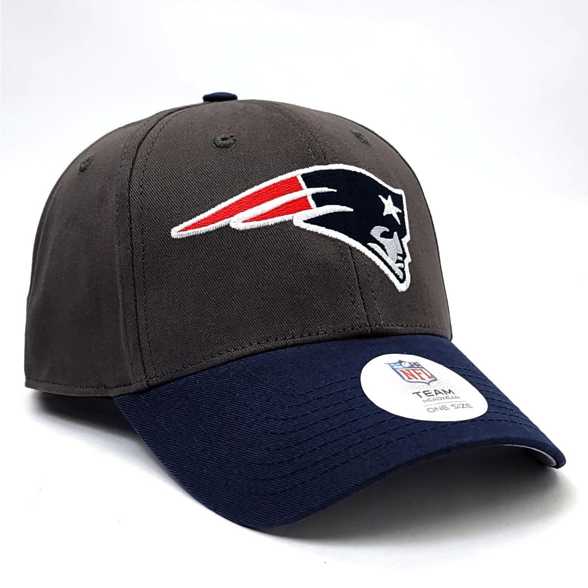 New England Patriots Cap - BS, Carbon 2 Tone, Adjustable